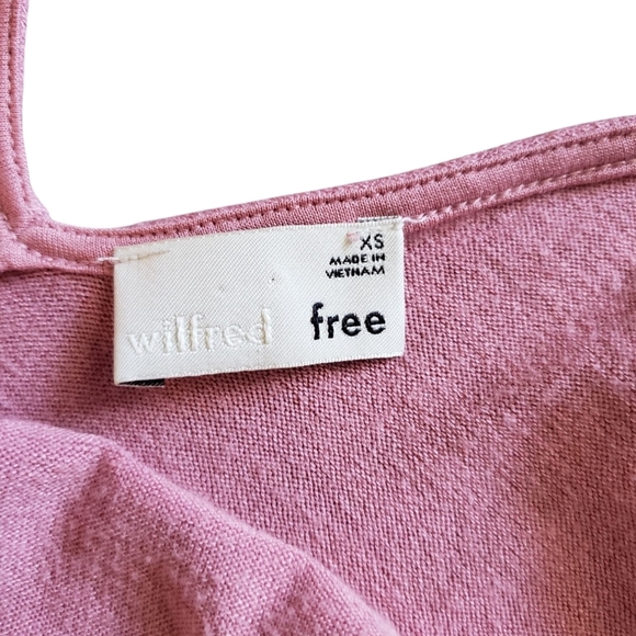 Wilfred Free Pink Buttom Down Cottage Dress XS - Picture 6 of 6